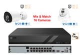 16 Port 4K 8MP NVR and Camera kit with Support for POS and VCA