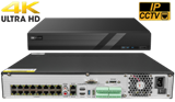 32 Channel 4K 8MP Network Video Recorder built in 16 PoE with Support for POS and VCA