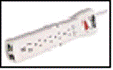 7 Outlets 6ft Tel/Modem Surge Protector