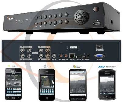 8 Ports H.264 Real Time Network Analog Standalone DVR