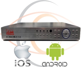 HD Security Camera DVR/NVR 5-in-1 (AHD +TVI+CVI+CVBS / 2000 + TVL Coax+Network Analog/IP) 1080p Standalone 16 Port