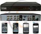 8 Ports Tribrid HD 1080p H.264 Network Analog/IP Standalone DVR