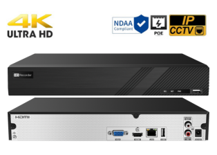 8 Port 4K 8MP Network Video Recorder with Support for POS and VCA