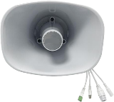 IP Network Horn Speaker PoE OnVIF with Microphone Outdoor and IndoorIP Network Horn Speaker PoE OnVIF with Microphone Outdoor and Indoor