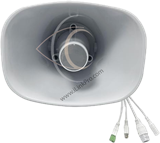IP Network Horn Speaker PoE OnVIF with Microphone Outdoor and IndoorIP Network Horn Speaker PoE OnVIF with Microphone Outdoor and Indoor