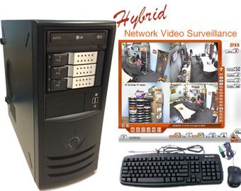 8 Port 240fps Hybrid DVR/NVR Surveillance Security System