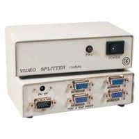 1-4 Channel VGA Video Splitter box - Silver